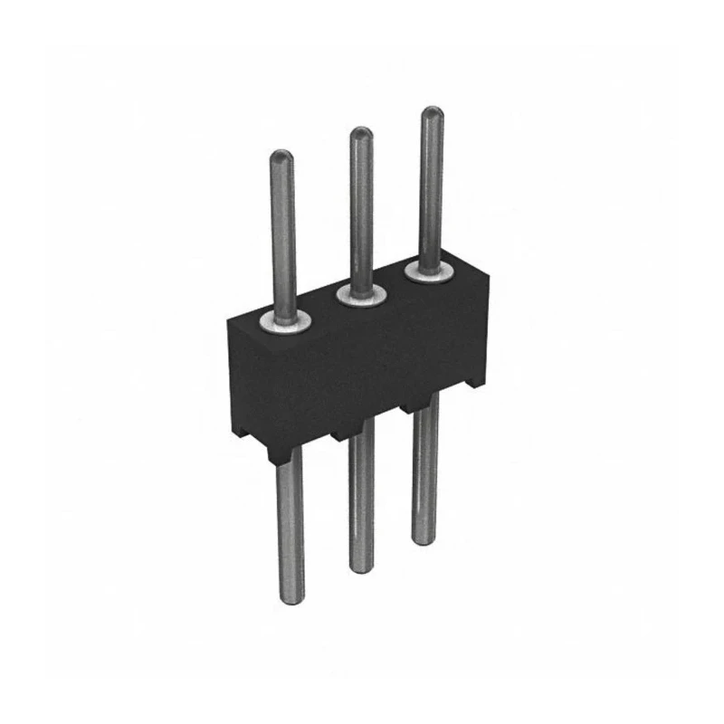 Preci-Dip 850 Series Straight Through Hole 3-Contact Pin Header 1.27 mm Pitch 1 Row Unshrouded 850-80-003-10-001101