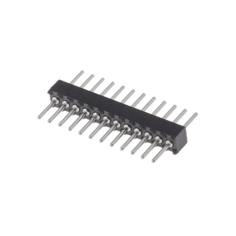 Preci-Dip 850 Series Straight Through Hole Pin Header, 12 Contacts, 1.27 mm Pitch, 1 Row, Unshrouded 850-80-012-10-001101