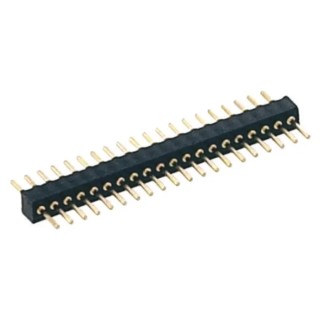 Preci-Dip 850 Series Straight Through Hole Pin Header, 11 Contacts, 1.27 mm Pitch, 1 Row, Unshrouded 850-80-011-10-001101