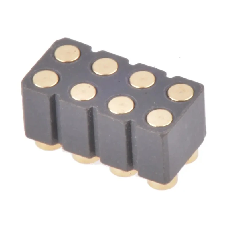 Preci-Dip 802 Series Straight Surface PCB Header 8 Contact, 2.54 mm Pitch, 2 Row, Shrouded 802-10-008-30-507101