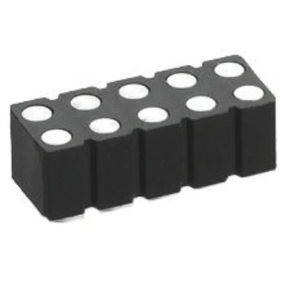 Preci-Dip 802 Series Straight Surface PCB Header, 6 Contact(s), 2.54 mm Pitch, 2 Row, Shrouded 802-10-006-30-507101
