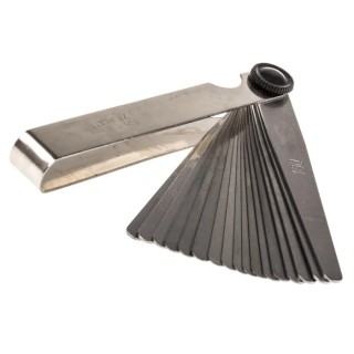 MikronTec Feeler Gauge with 20 Stainless Steel Blades 0.5mm to 1mm 1705