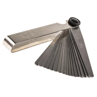 MikronTec Feeler Gauge with 20 Stainless Steel Blades 0.5mm to 1mm 1705