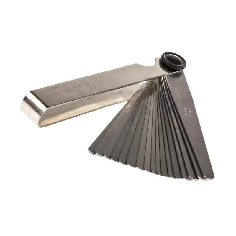 MikronTec Feeler Gauge with 20 Stainless Steel Blades 0.5mm to 1mm 1705