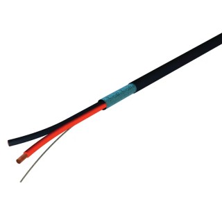 S2CEB JA Series Screened Audio Cable 0.22 mm² CSA, Black 