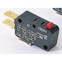 Omron Plunger Micro Switch, Tab Terminal, 16A, 250 V AC, SPDT, IP40 V-16-1C5