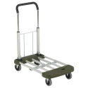 RS PRO Foldable Flatbed Platform Trolley, Aluminium Frame, 150 kg Load Capacity, 930 mm Height, 440 mm Width, 440 330-3740