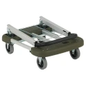 RS PRO Foldable Flatbed Platform Trolley, Aluminium Frame, 150 kg Load Capacity, 930 mm Height, 440 mm Width, 440 330-3740