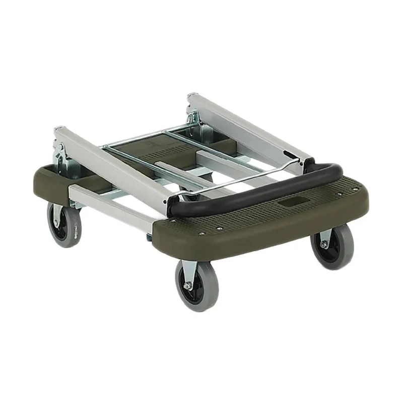 RS PRO Foldable Flatbed Platform Trolley, Aluminium Frame, 150 kg Load Capacity, 930 mm Height, 440 mm Width, 440 330-3740