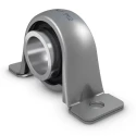 SKF Plummer Block House, 12 mm Inside Diameter, Pressed Steel Housing, 22 mm Centre Height, 86 mm Length P 12 TF