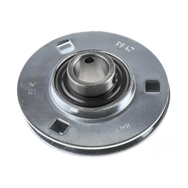 SKF 3 Hole Flange Bearing Unit Pressed Steel, 20 mm Inside Diameter PF 20 TF