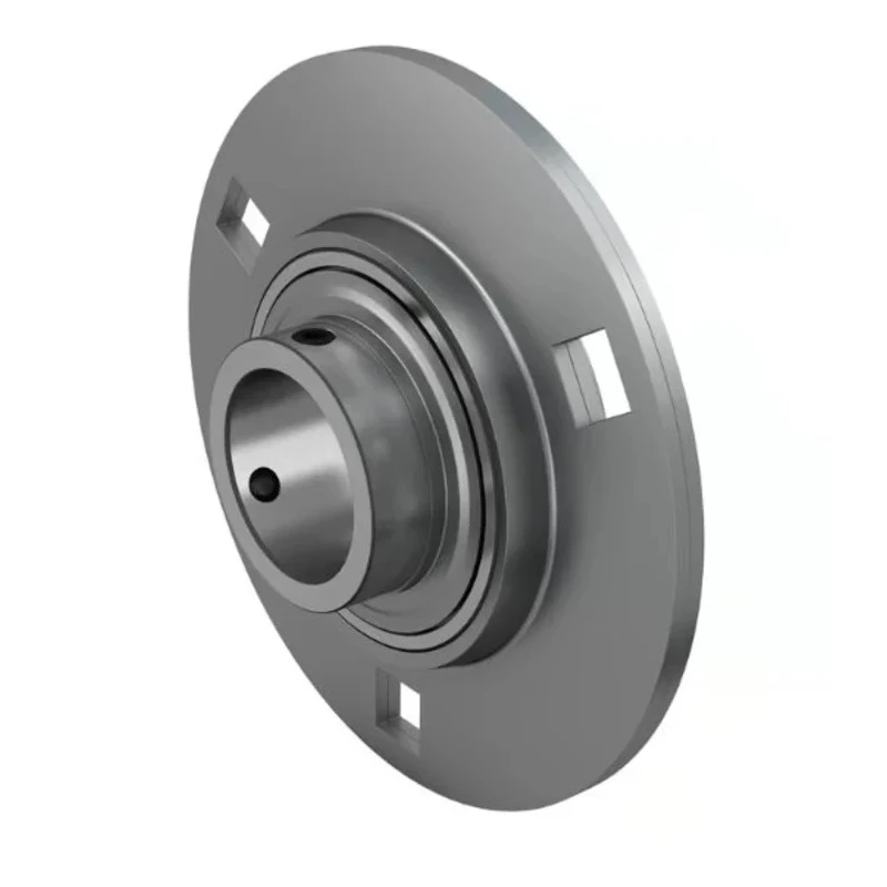 SKF 3 Hole Flange Bearing Unit Pressed Steel, 20 mm Inside Diameter PF 20 TF