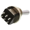KNITTER-SWITCH Toggle Switch, Panel Mount, On-On DPDT, Solder Terminal, 30 V dc, 250 V ac MTW206N