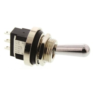 KNITTER-SWITCH Toggle Switch Panel Mount On-On SPDT Solder Terminal 30V dc 250V ac MTW106D