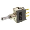 KNITTER-SWITCH Toggle Switch, PCB Mount, On-Off-On, SPDT, Through Hole Terminal, 48 V AC ATE1E