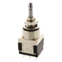 KNITTER-SWITCH MP Series Miniature Push Button Switch Momentary Panel Mount DPDT 5.6 mm Cutout White LED IP67 250 V MPE206R