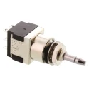 KNITTER-SWITCH MP Series Miniature Push Button Switch, Momentary, Panel Mount, 5.6 mm Cutout, DPDT, White LED, IP67 MPE206R