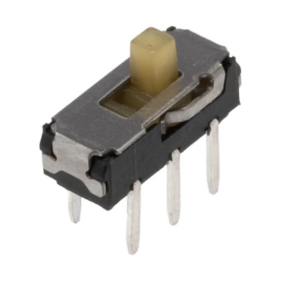 KNITTER-SWITCH PCB Slide Switch DPDT Latching 200mA 30V DC Silver Plated Phosphor Bronze MMP221