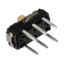 KNITTER-SWITCH PCB Slide Switch DPDT Latching 200mA 30V DC Silver Plated Phosphor Bronze MMP221