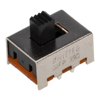 KNITTER-SWITCH PCB Slide Switch DPST 350mA 30V dc On-On MFP220