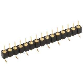 Preci-Dip 800 Series Straight Surface Pin Header 4 Contacts 2.54 mm Pitch 1 Row Unshrouded 800-80-004-30-001191