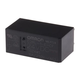Omron Aratas PCB Power Relay 24V DC Coil 16A Switching Current SPDT G2RL-1-E-CF DC24