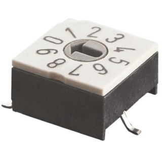APEM Rotary Flush Rotary Coded DIP Switch Surface Mount P60AS701