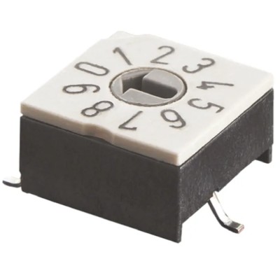 APEM Rotary Flush Rotary Coded DIP Switch Surface Mount P60AS701