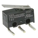 ZF Hinge Lever Micro Switch, Right Angle PCB Terminal, 50mA Current, 125V AC, SPDT Contact Configuration, IP40 DG23-B2LA