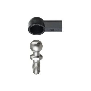 Igus M8 Ball Joint Angled Ball & Socket Joint Metric Thread 13mm Diameter Right Hand Thread WGRM-08-LC-MS