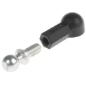 Igus M8 Ball Joint Angled Ball & Socket Joint Metric Thread 13mm Diameter Right Hand Thread WGRM-08-LC-MS