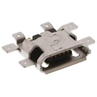 Molex Right Angle Surface Mount Female 1 Port USB Type B Connector USB 2.0 47491-0001