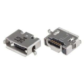 Molex Right Angle Surface Mount Female 1 Port Micro USB Type AB Connector USB 2.0 47590-0001