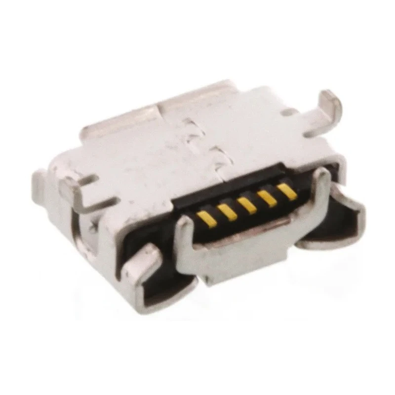 Molex Right Angle Surface Mount Female 1 Port Micro USB Type AB Connector USB 2.0 47589-0001