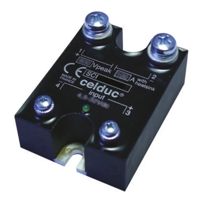Celduc SCI Series Solid State Relay with 50A Load, 650V DC Load, 32V DC Control, DIN Rail Mount SCI0501200