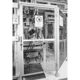 Bosch Rexroth EcoSafe Safety Door Aluminium 1800 mm Height 750 mm Width 3842523165