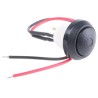 ITW Switches 48 Series Illuminated Push Button Switch Panel Mount 14 mm Cutout Black SPST IP67 48-6-RB-B-BK-B
