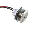 ITW Switches 48M Series Illuminated Push Button Switch 19 mm Cutout Panel Mount Silver SPST IP67 48M-111B