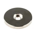 RS PRO Counterpart for 20/25 mm Holding Magnet Armature Plate, Nickel-Plated Steel, 25 mm Diameter 739-3264