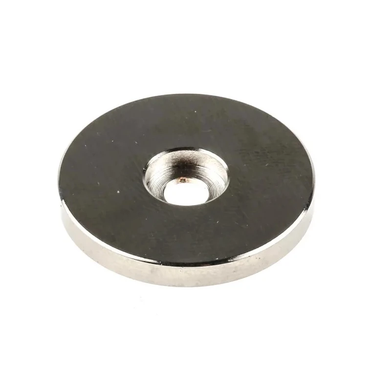 RS PRO Counterpart for 20/25 mm Holding Magnet Armature Plate, Nickel-Plated Steel, 25 mm Diameter 739-3264