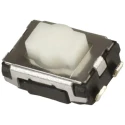 Panasonic White Tactile Switch Push Plate 1.7mm SPST 20mA Surface Mount EVPAA402W