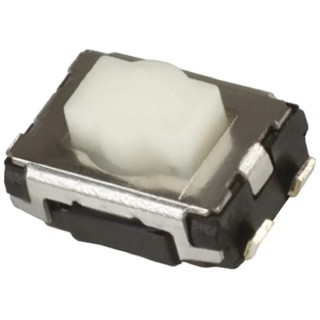 Panasonic White Tactile Switch Push Plate 1.7mm SPST 20mA Surface Mount EVPAA402W
