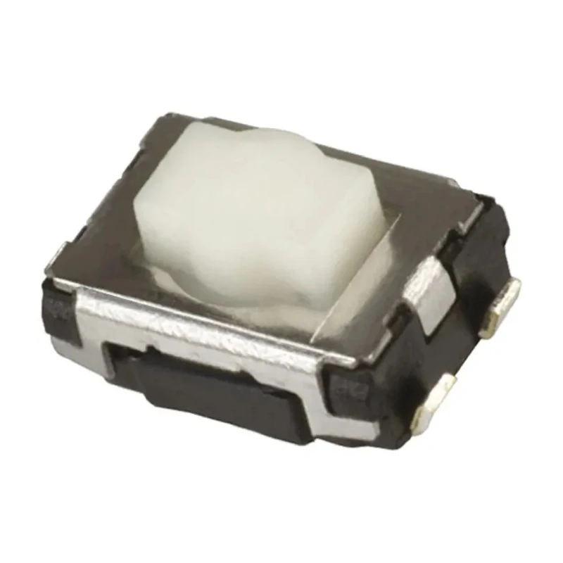Panasonic White Tactile Switch Push Plate 1.7mm SPST 20mA Surface Mount EVPAA402W