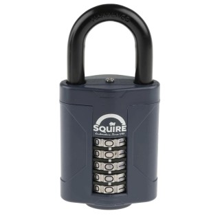 Squire Combination Padlock Die Cast Weatherproof 10 mm Shackle, 6 mm Body CP60