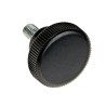 RS PRO Black Polyamide 66 Zwitterionic Polysaccharides Knurled Clamping Knob Threaded Stud 10mm Thread Length 22 mm 702-7532