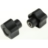 RS PRO Black Polypropylene Multiple Lobes Clamping Knob, M6 Thread Size, Stainless Steel Insert, 28 mm Diameter 702-7651