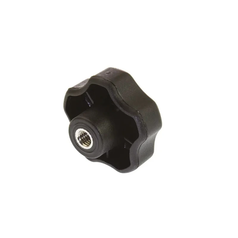RS PRO Black Polypropylene Multiple Lobes Clamping Knob M8 Threaded Hole 50 mm Diameter 702-7664
