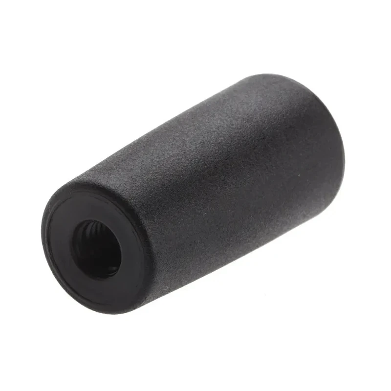 RS PRO Tapered Handle Tapered Lever Female Thread M6 x 9 mm Thermoplastic Black 40 mm 702-7768