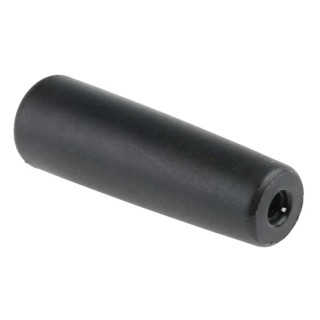 RS PRO Tapered Handle, Female Thread M8 x 12 mm Insert Length, Fibreglass Reinforced Nylon, Black, 90 mm Length 702-7762