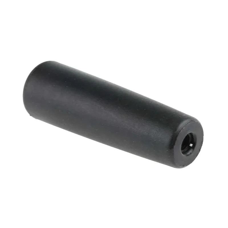 RS PRO Tapered Handle, Female Thread M8 x 12 mm Insert Length, Fibreglass Reinforced Nylon, Black, 90 mm Length 702-7762